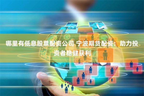 哪里有低息股票配资公司 宁波期货配资：助力投资者稳健获利